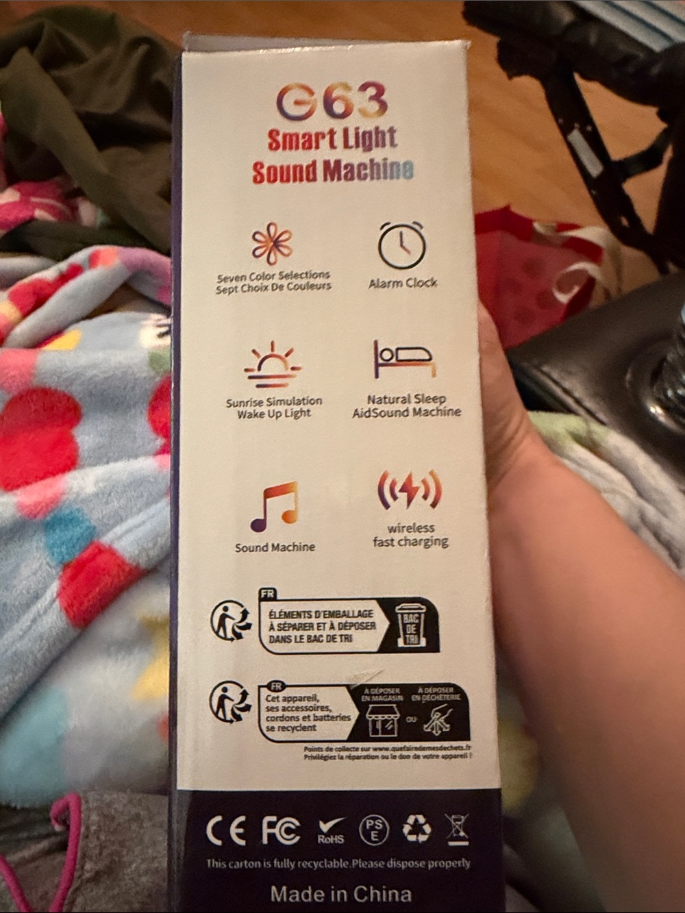 Smart Light Sound Machine - Colorful LED Night Light - Picture 4 of 4